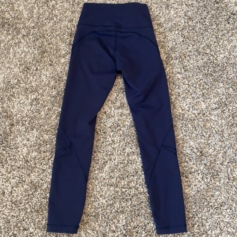 Lululemon High Times Pants Wrap Mesh Deep Navy 4 - Picture 5 of 10